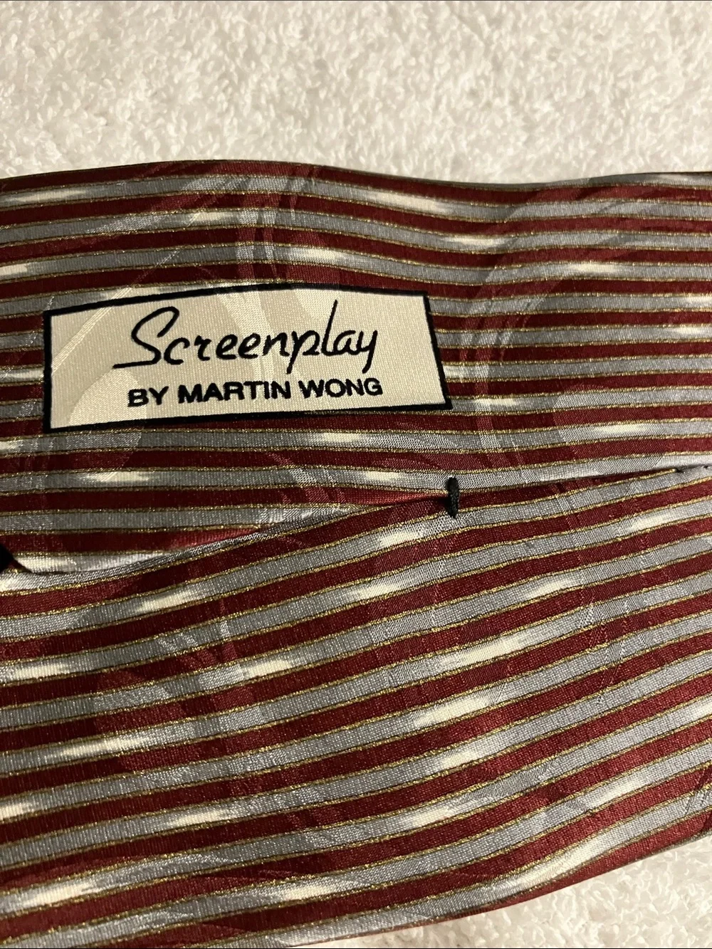 Screenplay by Martin Wong Silk Tie
